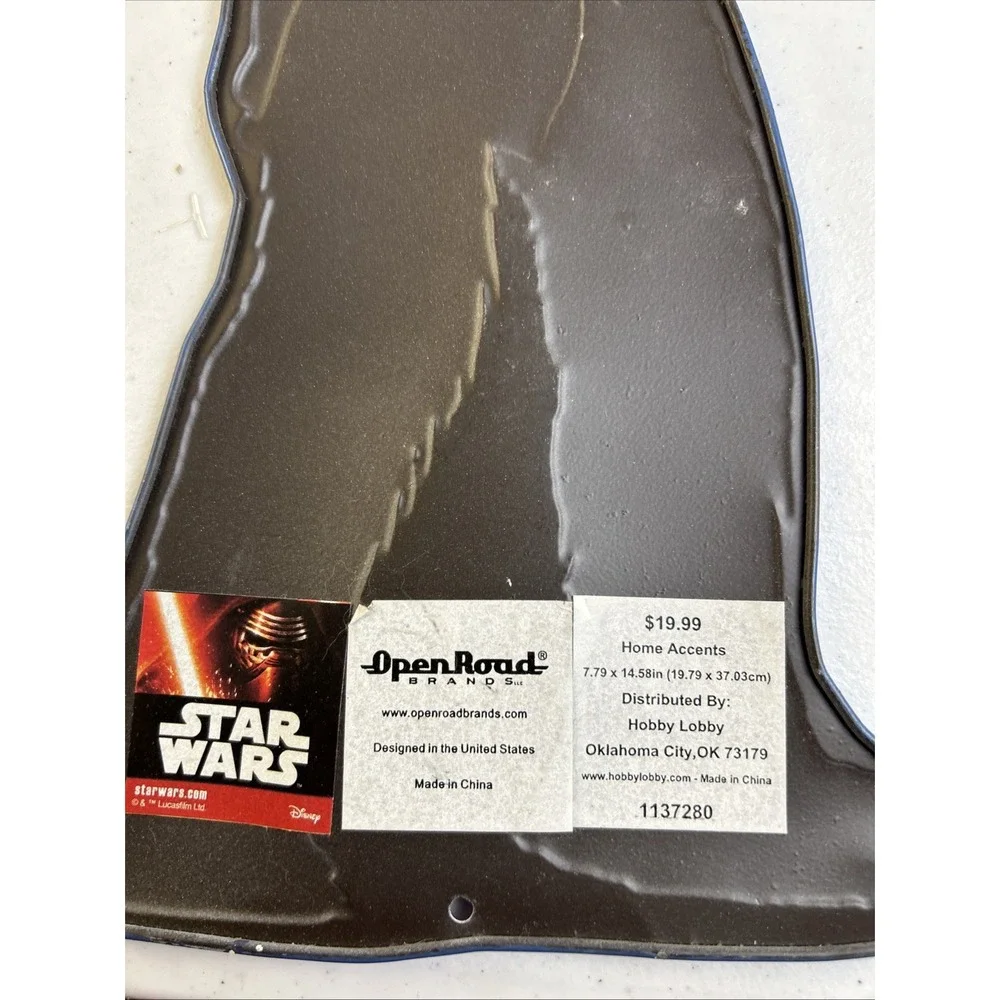3 Metal Wall Plaques‎ Home Accents Wall Décor Star Wars